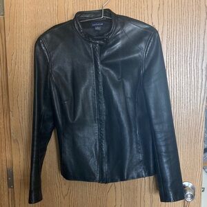 Anne Klein Black Leather Jacket
